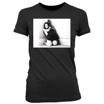 Carla Bruni Women's Junior Cut Crewneck T-Shirt