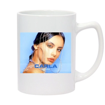 Carla Bruni 14oz White Statesman Mug