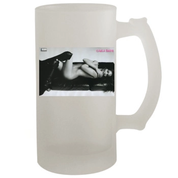 Carla Bruni 16oz Frosted Beer Stein