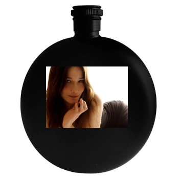 Carla Bruni Round Flask