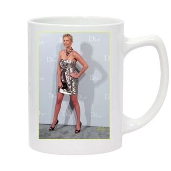 Charlize Theron 14oz White Statesman Mug