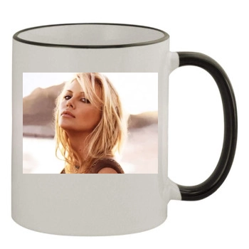 Charlize Theron 11oz Colored Rim & Handle Mug