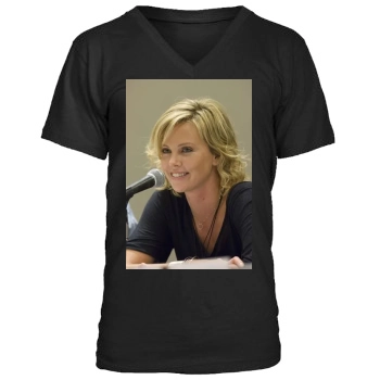 Charlize Theron Men's V-Neck T-Shirt