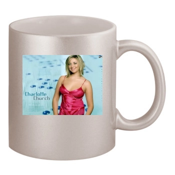 Charlotte Church 11oz Metallic Silver Mug