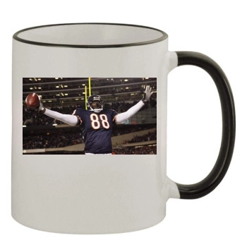 Chicago Bears 11oz Colored Rim & Handle Mug
