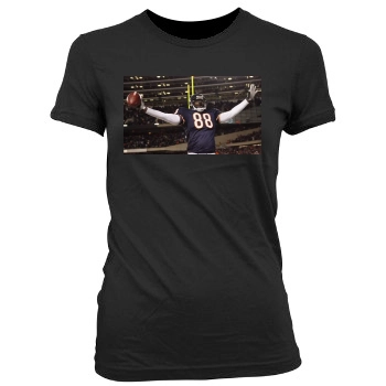 Chicago Bears Women's Junior Cut Crewneck T-Shirt