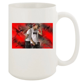 Chris Brown 15oz White Mug