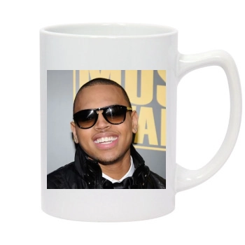 Chris Brown 14oz White Statesman Mug