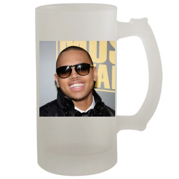 Chris Brown 16oz Frosted Beer Stein