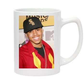 Chris Brown 14oz White Statesman Mug