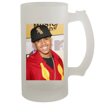 Chris Brown 16oz Frosted Beer Stein