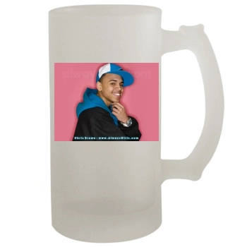 Chris Brown 16oz Frosted Beer Stein