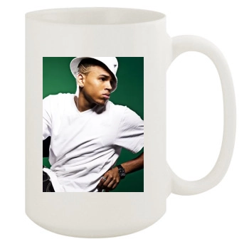 Chris Brown 15oz White Mug