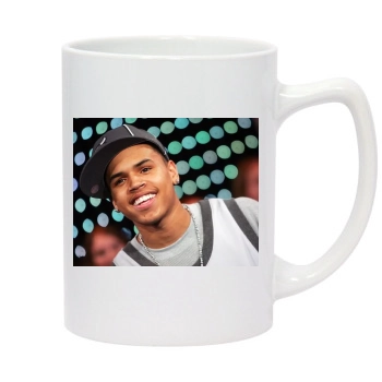 Chris Brown 14oz White Statesman Mug