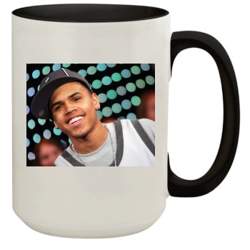 Chris Brown 15oz Colored Inner & Handle Mug