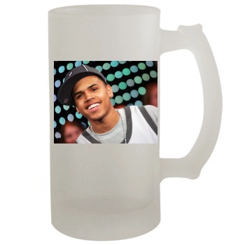 Chris Brown 16oz Frosted Beer Stein