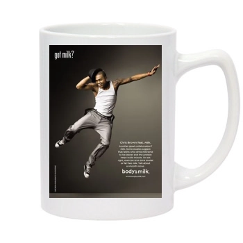 Chris Brown 14oz White Statesman Mug