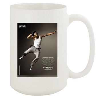 Chris Brown 15oz White Mug