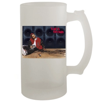 Chris Brown 16oz Frosted Beer Stein