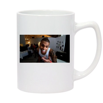 Chris Brown 14oz White Statesman Mug