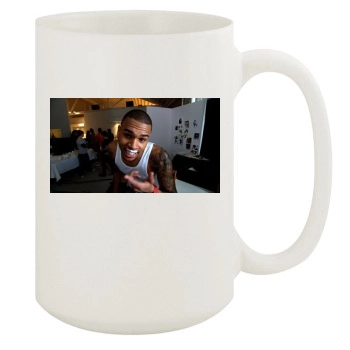 Chris Brown 15oz White Mug