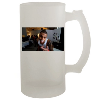 Chris Brown 16oz Frosted Beer Stein