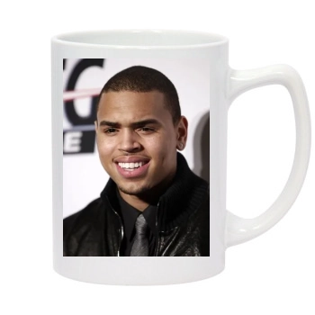 Chris Brown 14oz White Statesman Mug