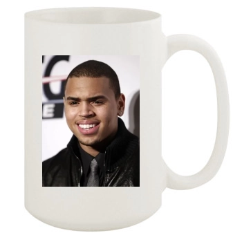 Chris Brown 15oz White Mug