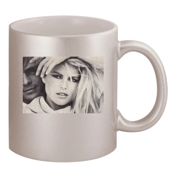 Christie Brinkley 11oz Metallic Silver Mug