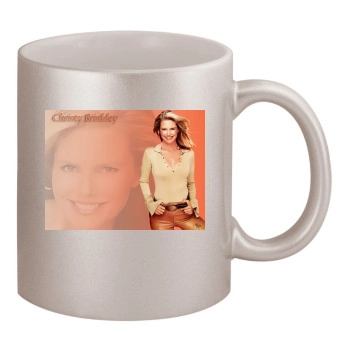 Christie Brinkley 11oz Metallic Silver Mug