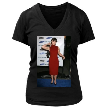 Christina Ricci Women's Deep V-Neck TShirt