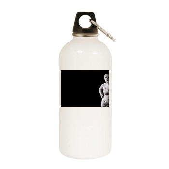 Christina Ricci White Water Bottle With Carabiner