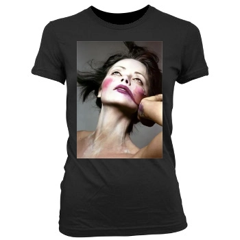 Christina Ricci Women's Junior Cut Crewneck T-Shirt