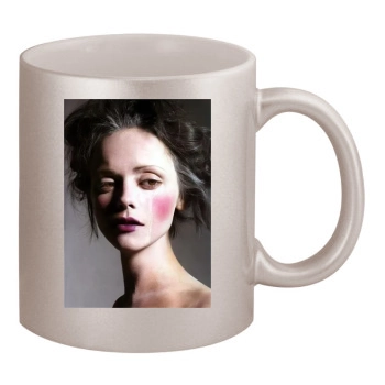 Christina Ricci 11oz Metallic Silver Mug