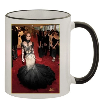 Christina Ricci 11oz Colored Rim & Handle Mug