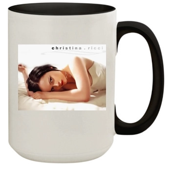 Christina Ricci 15oz Colored Inner & Handle Mug