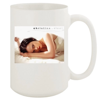 Christina Ricci 15oz White Mug