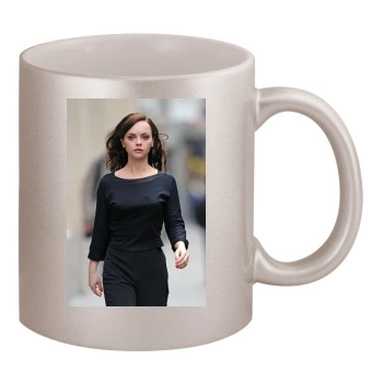 Christina Ricci 11oz Metallic Silver Mug