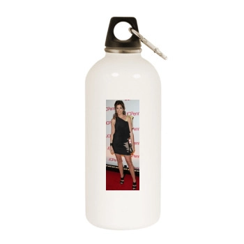 Cindy Crawford White Water Bottle With Carabiner