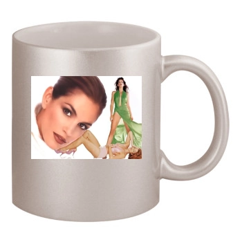 Cindy Crawford 11oz Metallic Silver Mug