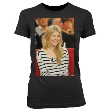 Clemence Poesy Women's Junior Cut Crewneck T-Shirt