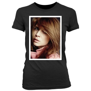 Clemence Poesy Women's Junior Cut Crewneck T-Shirt