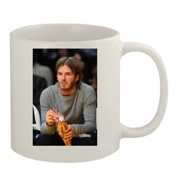 David Beckham 11oz White Mug