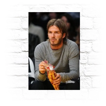 David Beckham Metal Wall Art