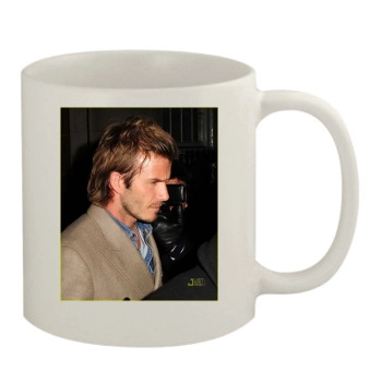 David Beckham 11oz White Mug