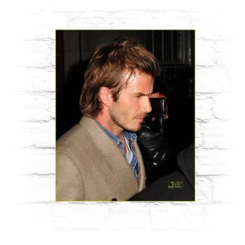 David Beckham Metal Wall Art