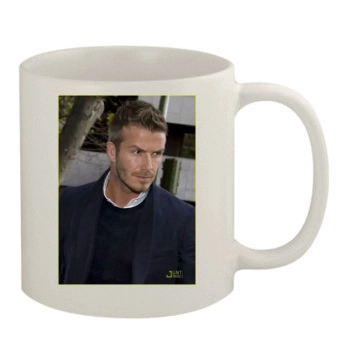 David Beckham 11oz White Mug