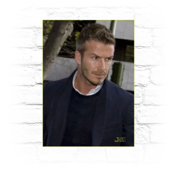 David Beckham Metal Wall Art