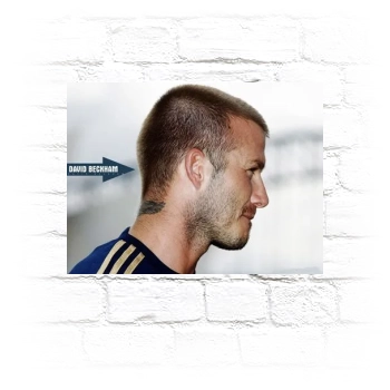 David Beckham Metal Wall Art