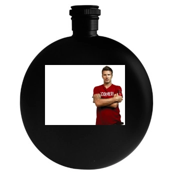 David Beckham Round Flask